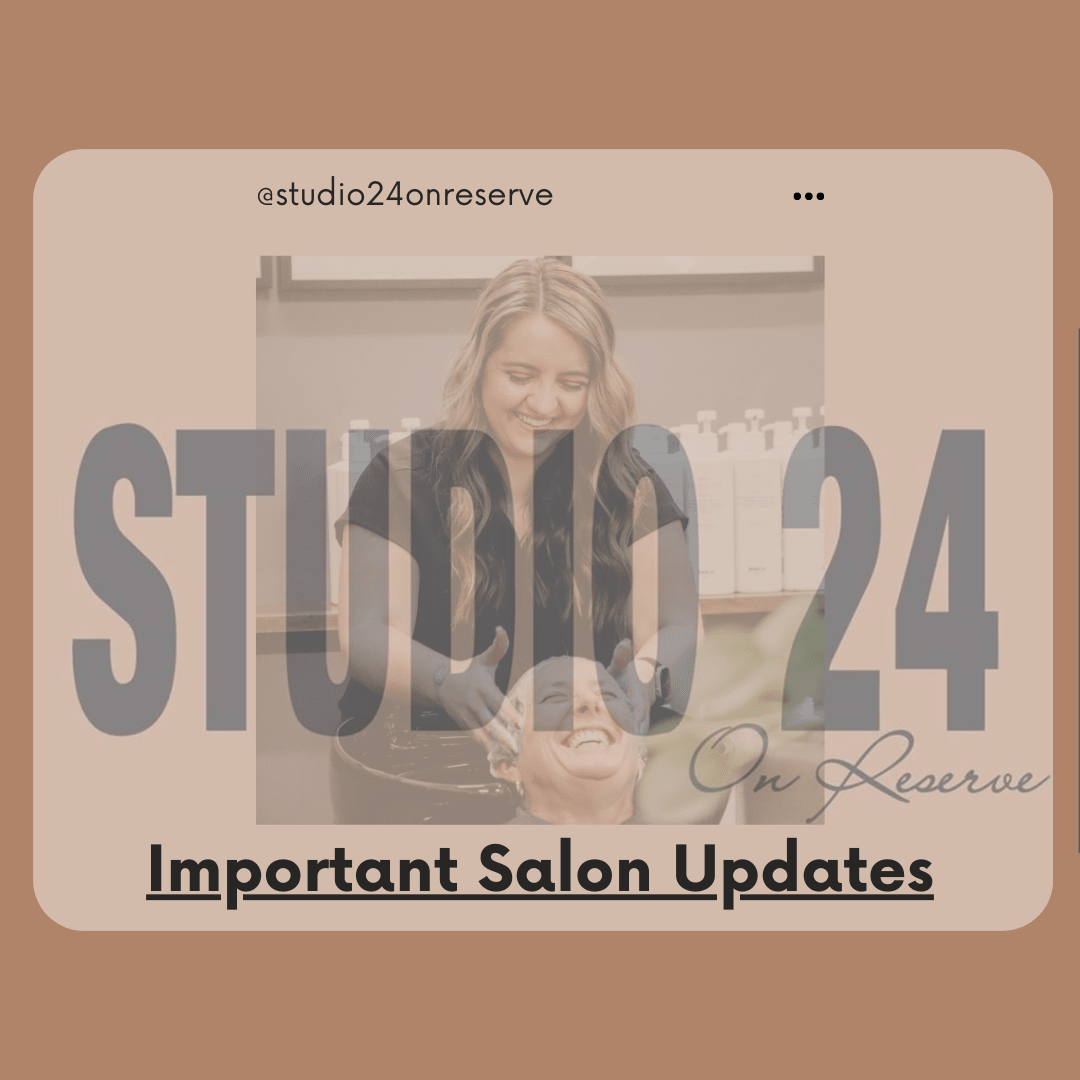 Important Salon Updates